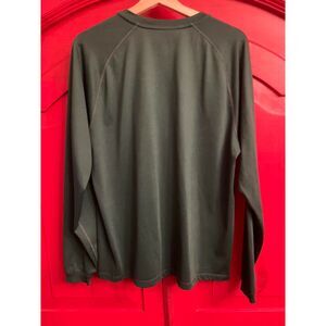 Adidas Notre Dame Medium Long Sleeve Climalite Deep Green College Sports Shirt